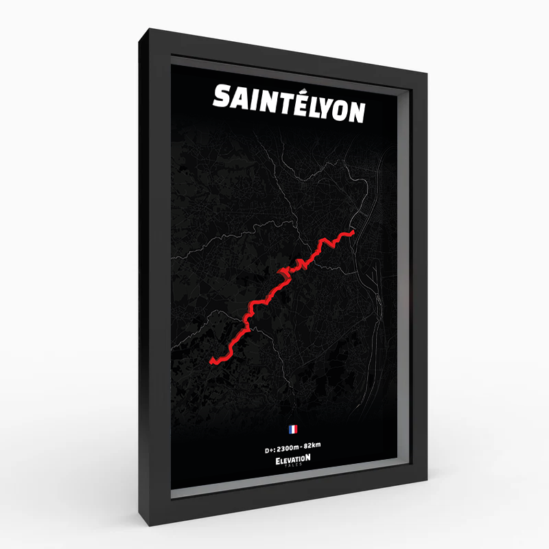 Affiche running 3D - Trail La SaintéLyon