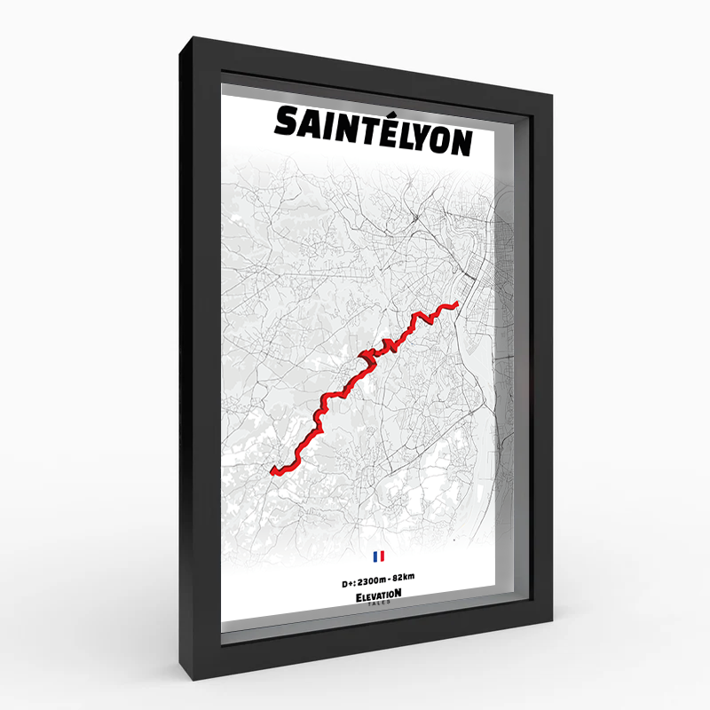 Affiche running 3D - Trail La SaintéLyon – Image 3