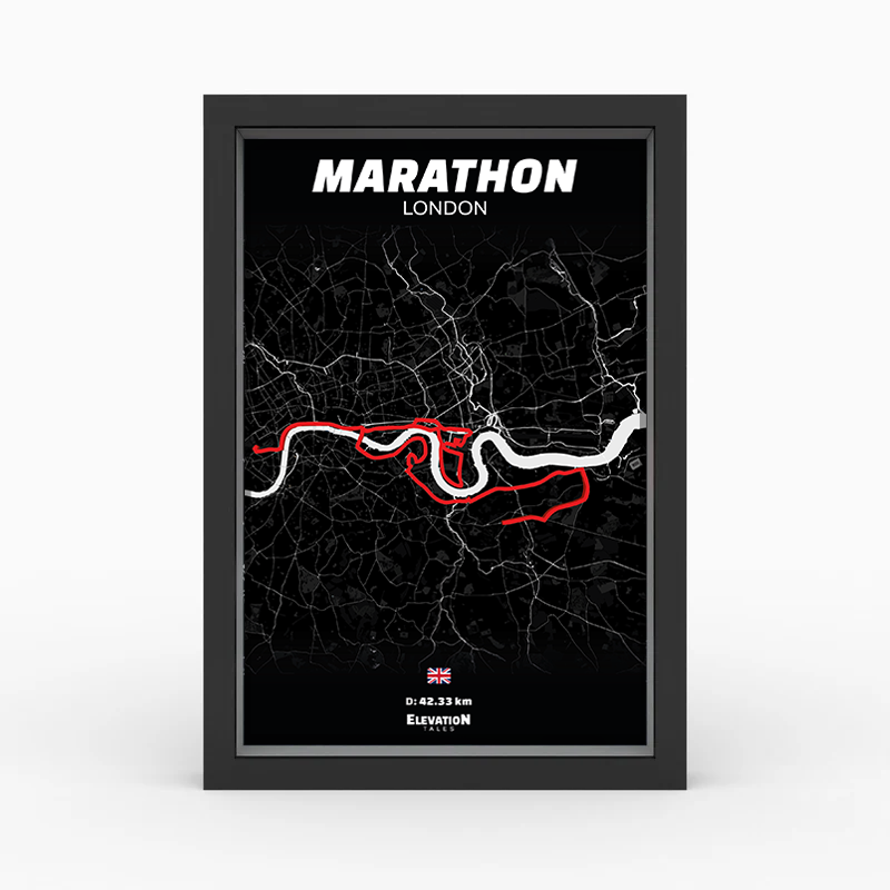 Affiche running 3D - Marathon de Londres – Image 2