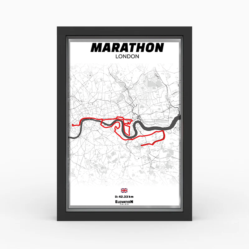 Affiche running 3D - Marathon de Londres – Image 4