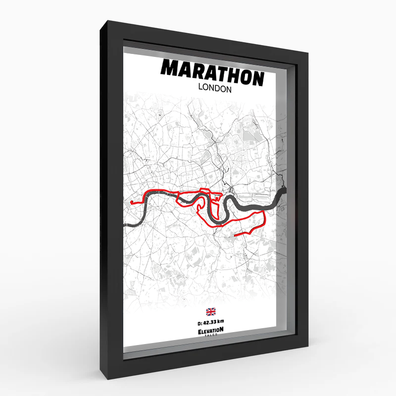 Affiche running 3D - Marathon de Londres – Image 3